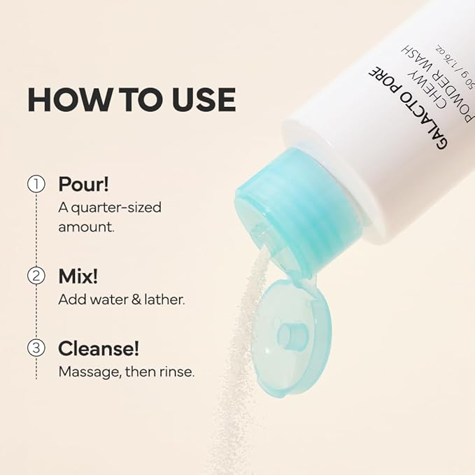 SAM'U Galacto Pore Chewy Powder Wash