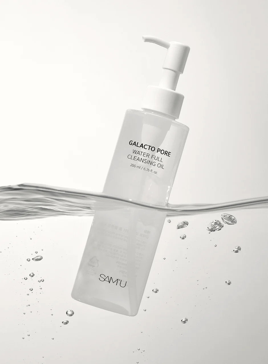 SAM'U Galacto Pore Water Full Cleansing Oil