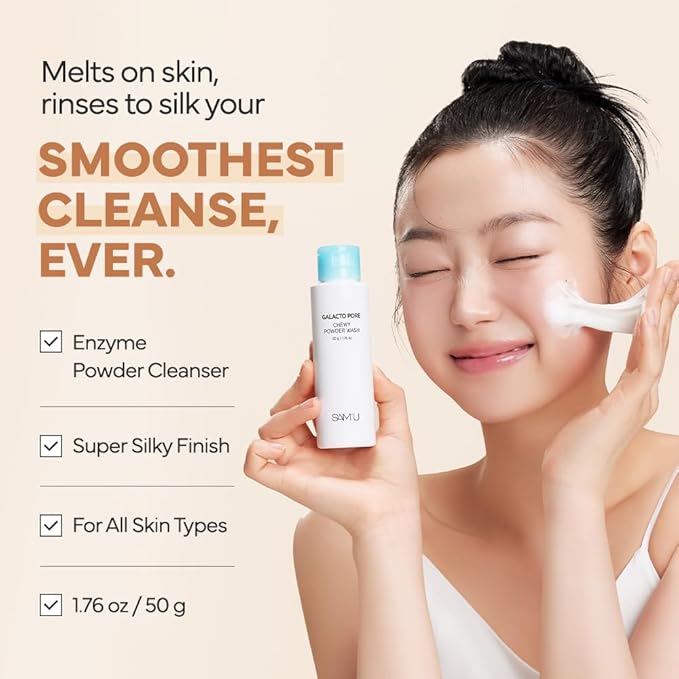 SAM'U Galacto Pore Chewy Powder Wash