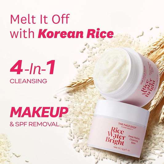 The Face Shop Rice Water Bright Deep Peeling Cleansing Balm