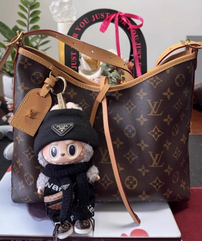 Designer Drip Labubu Outfit (5 Pieces) - Alexander Wang, LV, Prada