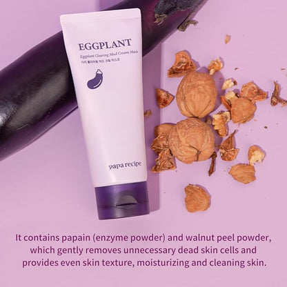 Papa Recipe - Eggplant Clearing Mud Cream Mask