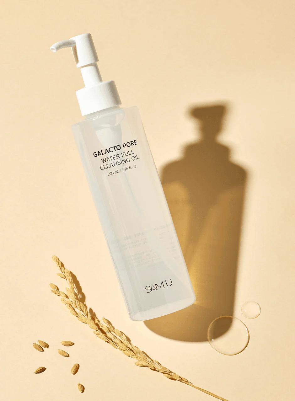 SAM'U Galacto Pore Water Full Cleansing Oil