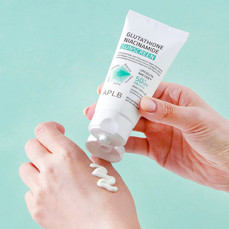 APLB Glutathione Niacinamide Sunscreen from korea, 50 SPF at Zibuya Official Store