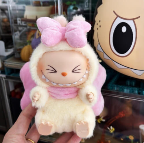 Pink Big Bow Labubu Outfit - Cupid Inspired (2 Piece Outfit)