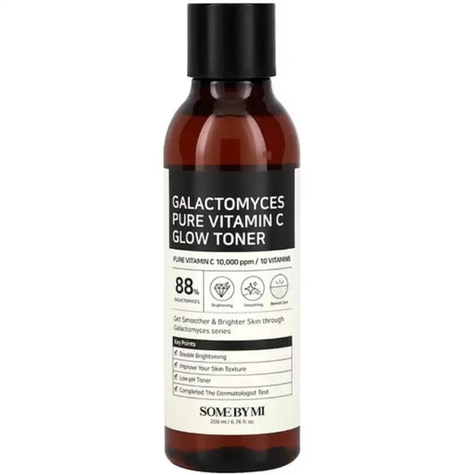 Shop Some By Mi Galactomyces Pure Vitamin C Glow Toner at Zibuya. A Korean skincare favorite with galactomyces ferment + pure vitamin C to brighten dark spots, hydrate, and boost radiance. Ships fast to USA & Canada at Zibuya