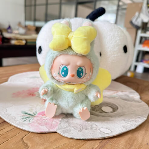 Yellow Big Bow Labubu Outfit - 2 Piece Outfit