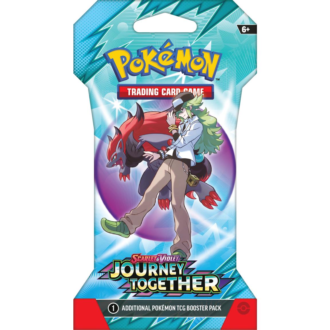 Pokemon Trading Card Game Scarlet & Violet expansion — Journey Together booster pack with sleeves, perfect for collectors and competitive play at ZIBUYA