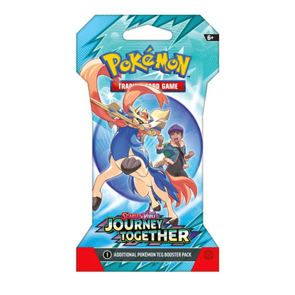 hop Pokémon Scarlet & Violet: Journey Together Booster Sleeves Pack — collectible TCG cards, rare pulls, and stylish sleeves. Styles may vary.