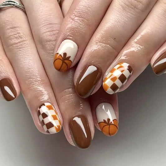 Fall For Me Press On Nails - 24 Pieces
