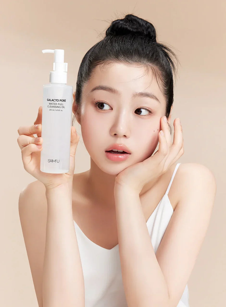 SAM'U Galacto Pore Water Full Cleansing Oil